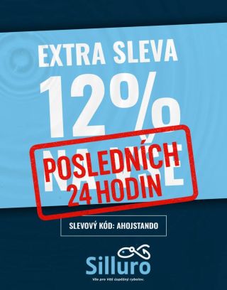 Ještě dnes máš šanci nakoupit s 12% slevou. Jdeš do toho?🐟 www.silluro.cz